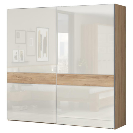 Bútor webáruház Vác Dunakeszi bútorboltok Szekrény 2d Gala pk231/gl pacific walnut/beige