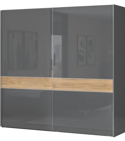 Bútor webáruház Vác Dunakeszi bútorboltok Szekrény 2d Onyx pk231/on pacific walnut/anthracit