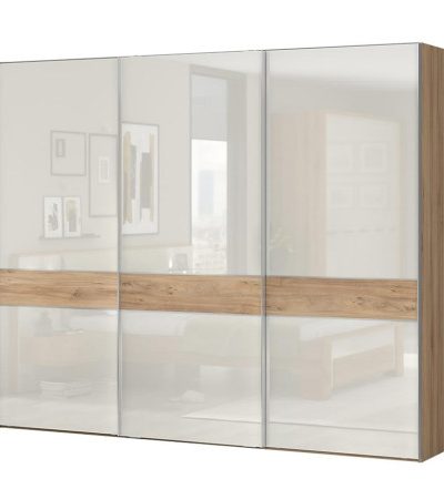 Bútor webáruház Vác Dunakeszi bútorboltok Szekrény 3d Gala pk281/gl pacific walnut/beige