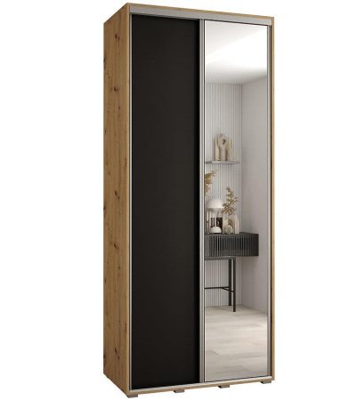 Bútor webáruház Vác Dunakeszi bútorboltok Szekrény 45 Canaris 3 100 artisan/fekete/silver