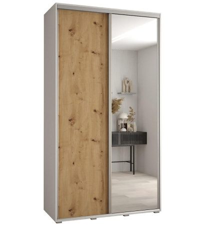 Bútor webáruház Vác Dunakeszi bútorboltok Szekrény 45 Canaris 3 120 fehér/artisan/silver