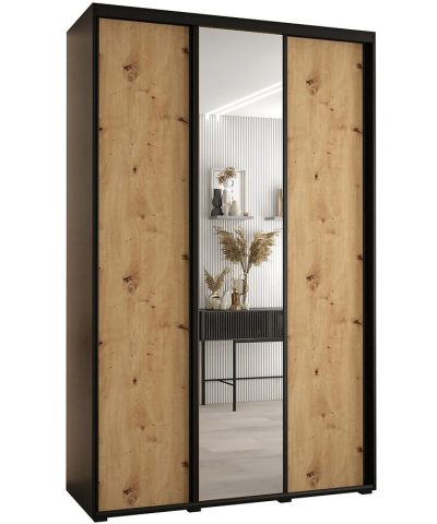 Bútor webáruház Vác Dunakeszi bútorboltok Szekrény 45 Canaris 3 170 fekete/artisan/fekete