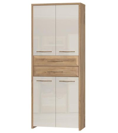 Bútor webáruház Vác Dunakeszi bútorboltok Szekrény 4d2s Gala V42 Pacific Walnut/Beige