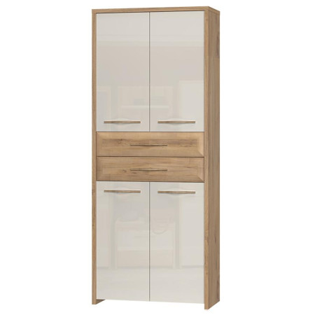 Bútor webáruház Vác Dunakeszi bútorboltok Szekrény 4d2s Gala V42 Pacific Walnut/Beige
