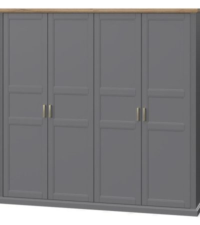 Bútor webáruház Vác Dunakeszi bútorboltok Szekrény 4d Tara p4/ta graphite/pacific walnut