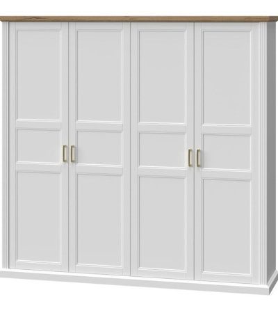 Bútor webáruház Vác Dunakeszi bútorboltok Szekrény 4d Tara p4/ta white/pacific walnut
