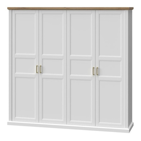 Bútor webáruház Vác Dunakeszi bútorboltok Szekrény 4d Tara p4/ta white/pacific walnut