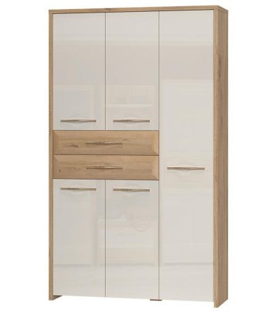 Bútor webáruház Vác Dunakeszi bútorboltok Szekrény 5d2s Gala V52 Pacific Walnut/Beige