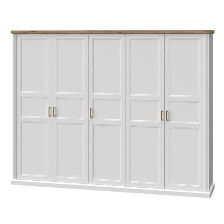 Bútor webáruház Vác Dunakeszi bútorboltok Szekrény 5d Tara p5/ta white/pacific walnut