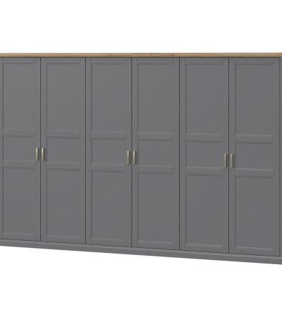 Bútor webáruház Vác Dunakeszi bútorboltok Szekrény 6d Tara p6/ta graphite/pacific walnut