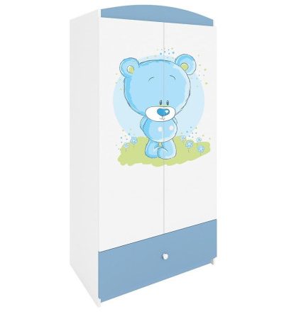 Bútor webáruház Vác Dunakeszi bútorboltok Szekrény Babydreams Kék – Medve Kék