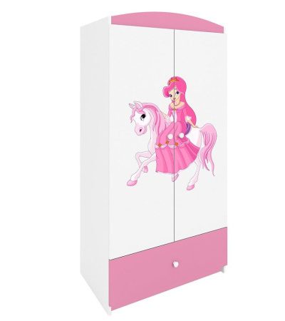 Bútor webáruház Vác Dunakeszi bútorboltok Szekrény Babydreams Rózsaszín – Hercegnő 1