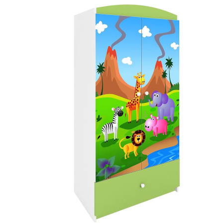Bútor webáruház Vác Dunakeszi bútorboltok Szekrény Babydreams Zöld – Safari Bútor webáruház Vác Dunakeszi bútorboltok Szekrény Babydreams Zöld – Safari