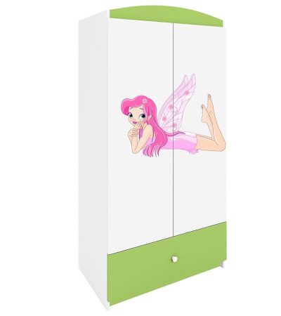 Bútor webáruház Vác Dunakeszi bútorboltok Szekrény Babydreams Zöld – Tündér 2