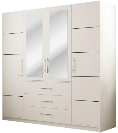 Bútor webáruház Vác Dunakeszi bútorboltok Szekrény Bali D4 196 cm fehér