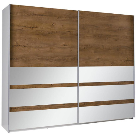 Bútor webáruház Vác Dunakeszi bútorboltok Szekrény Lux 22 Tölgy burgundi /tükör 244 cm Bútor webáruház Vác Dunakeszi bútorboltok Szekrény Lux 22 Tölgy burgundi /tükör 244 cm