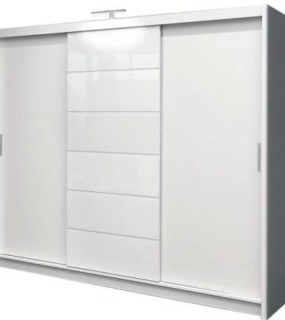 Bútor webáruház Vác Dunakeszi bútorboltok Szekrény Malibu 250 cm fehér