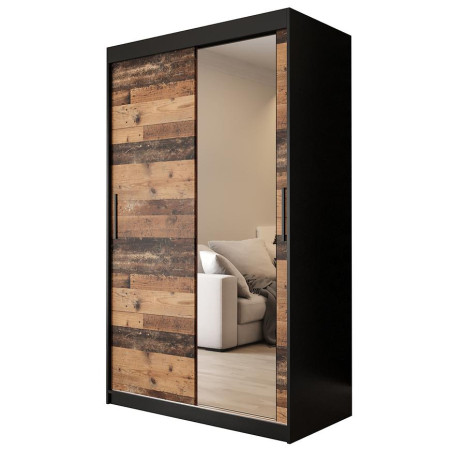 Bútor webáruház Vác Dunakeszi bútorboltok Szekrény Old Wood T2 120 Fekete/Old Style/Lustro Bútor webáruház Vác Dunakeszi bútorboltok Szekrény Old Wood T2 120 Fekete/Old Style/Lustro