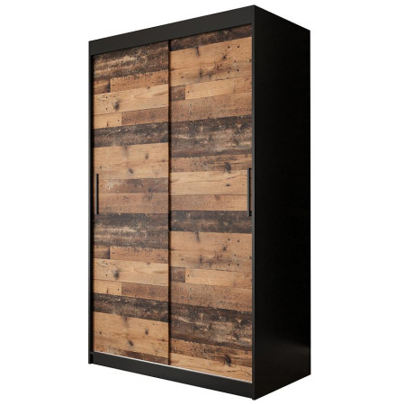Bútor webáruház Vác Dunakeszi bútorboltok Szekrény Old Wood T 120 Fekete/Old Style