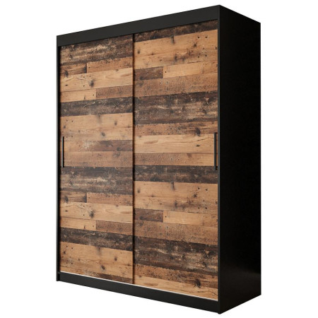 Bútor webáruház Vác Dunakeszi bútorboltok Szekrény Old Wood T 150 Fekete/Old Style