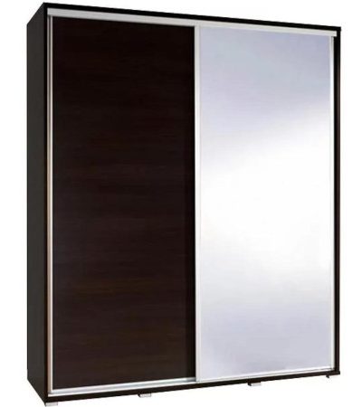 Bútor webáruház Vác Dunakeszi bútorboltok Szekrény Penelopa tükörrel/gesztenye wenge 155 cm
