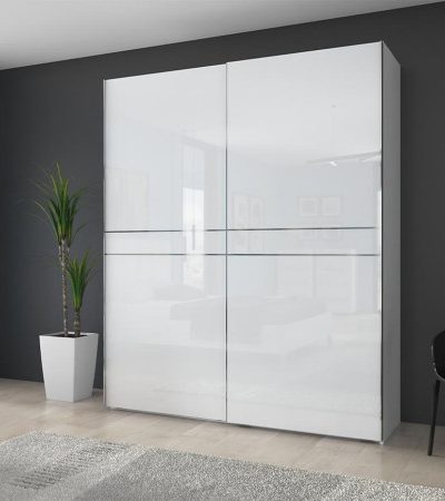 Bútor webáruház Vác Dunakeszi bútorboltok Szekrény Piano PK181/PN-70/KA/70 crystal white
