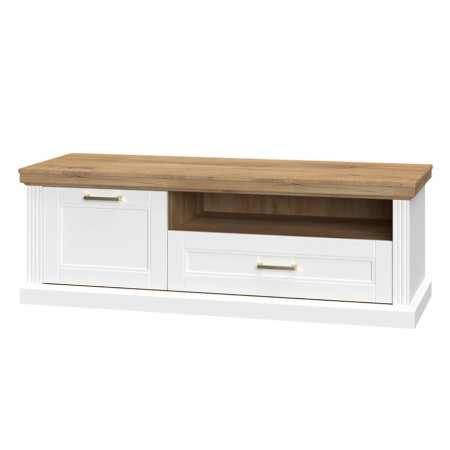 Bútor webáruház Vác Dunakeszi bútorboltok Szekrény RTV Tara TV1K1F white/pacific walnut