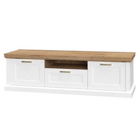 Bútor webáruház Vác Dunakeszi bútorboltok Szekrény RTV Tara TV2K1F white/pacific walnut