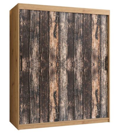 Bútor webáruház Vác Dunakeszi bútorboltok Szekrény Rustic I 150 tölgy artisan
