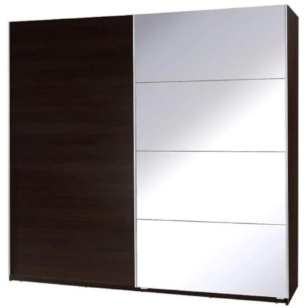 Bútor webáruház Vác Dunakeszi bútorboltok Szekrény Twister 3 gesztenye wenge/tükör 225 cm