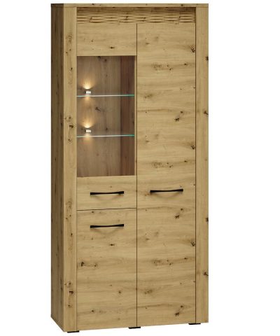 Bútor webáruház Vác Dunakeszi bútorboltok Vitrin Artis 04 Tölgy Artisan