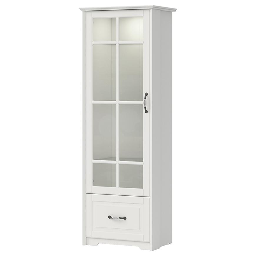 Bútor webáruház Vác Dunakeszi bútorboltok Vitrin Evergreen EG-V11S polar pine/ivory